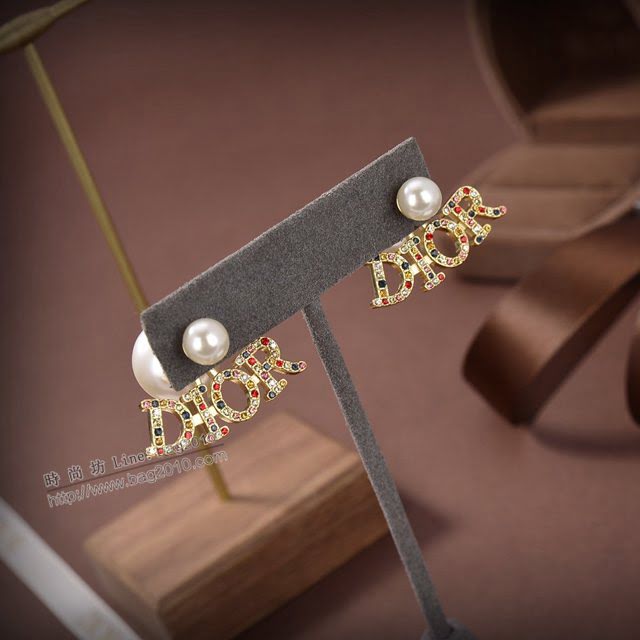 Dior飾品 2021新款DIOR迪奧字母耳釘耳環  zgd1197